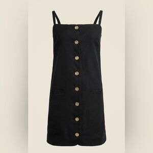 NWT J Crew Claudia Linen Dress  - Size Medium